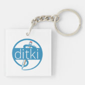 DITKI Cerebrum Sleutelhanger (Achterkant)