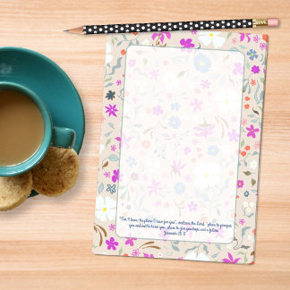 Ditsy Bloemen Patroon Handgeïllustreerde Schriftuu Post-it® Notes