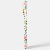 Ditsy Bloementuin met Initialen Case-Mate iPhone Case (Achterkant / Links)