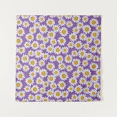 Ditsy daisy flowers wandkleed (Voorkant (horizontaal))