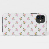 Ditsy Dog Roos Polka Stijl iPhone 5/5s Xtreme Hoes (Achterkant (horizontaal))