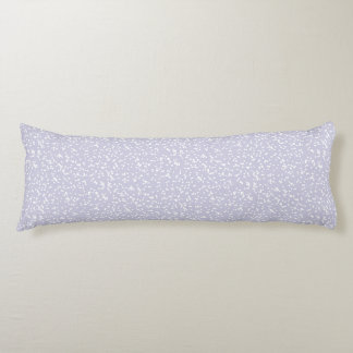 Ditsy Dots Pattern - White on Dusty Purple Lichaamskussen