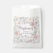 Ditsy Floral Baby shower Party Favoriser les sacs  (Devant)