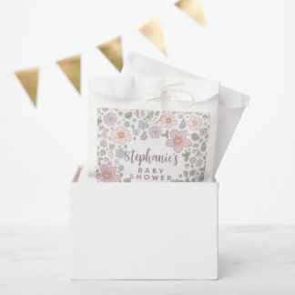 Ditsy Floral Baby shower Party Favoriser les sacs 
