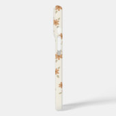 Ditsy Floral Boho Wildflower Neutral Beige Name Case-Mate iPhone Case (Achterkant / Links)