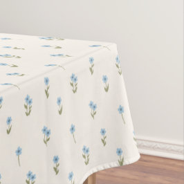Ditsy Floral Cottagecore Boho Wildflower Blue Tafelkleed