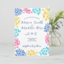 Ditsy Floral Invitation