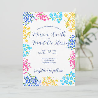 Ditsy Floral Invitation