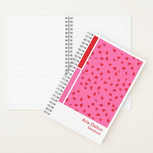 Ditsy Floral Vertical Palette Notebook Notitieboek (Binnen)