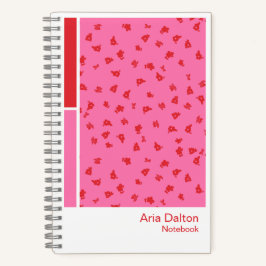 Ditsy Floral Vertical Palette Notebook Notitieboek
