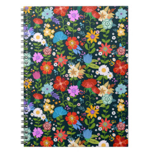 Ditsy Flowers Seamless Pattern-20210 Notitieboek