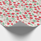 Ditsy fruit - Kersen Cadeaupapier (Hoek)