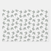 Ditsy Mistletoe Wrapping Paper (Voorkant 2)