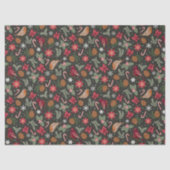 Ditsy Natural Christmas Tissuepapier (Voorkant)