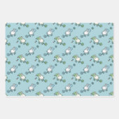 Ditsy Sheep Wrapping Paper Set van 3 (Voorkant 3)