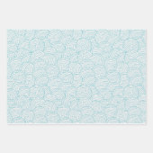 Ditsy Sheep Wrapping Paper Set van 3 (Voorkant 2)