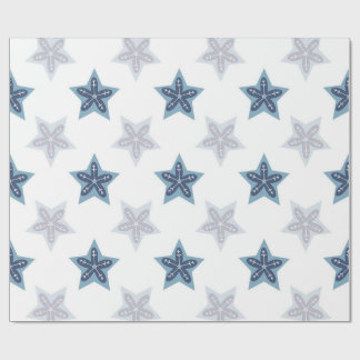 Ditsy Snowflake pattern backgrounds textures Cadeaupapier