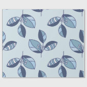 Ditsy Snowflake pattern backgrounds textures Cadeaupapier (Vlak)