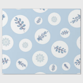 Ditsy Snowflake pattern backgrounds textures Cadeaupapier