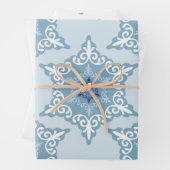 Ditsy Snowflake pattern backgrounds textures Inpakpapier Vel (In situ)