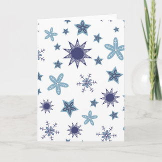 Ditsy Snowflake pattern backgrounds textures Kaart