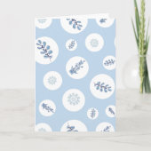 Ditsy Snowflake pattern backgrounds textures Kaart (Voorkant)