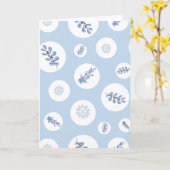 Ditsy Snowflake pattern backgrounds textures Kaart (Gele Bloem)