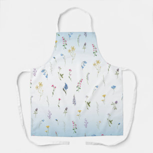 Ditsy Wildflower Country Franse Bloemenkeuken Schort
