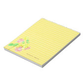 Dittany of Crete Botanical Personalized Yellow Notitieblok (Gedraaid)