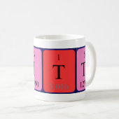 Ditte periodieke mok van de lijstnaam (Voorkant rechts)