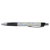 Ditzy Daisies op Blue Custom Grip Pen (Bodem)