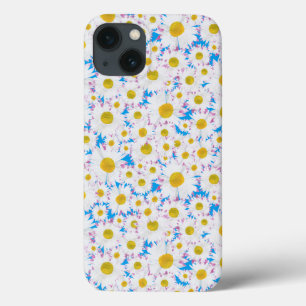 Ditzy Daisies op Blue Custom iPhone 6 Xtreme Hoesj iPhone 13 Hoesje