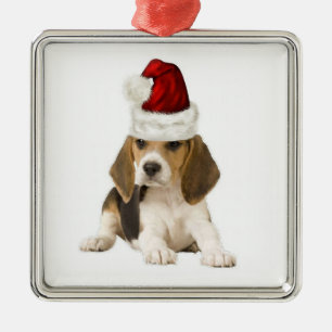 Ditzy Dogs~Original Ornament~Beagle~Kerstmis Metalen Ornament