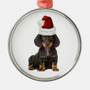 Ditzy Dogs~Original Ornament~Dachshund Metalen Ornament