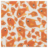 Ditzy Orange Fishes Motif à Customiser tissu (Fermer)