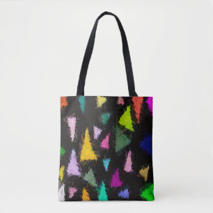 Ditzy Triangles-Canvas tas