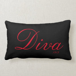 Diva 1913 Zwarte Kussen