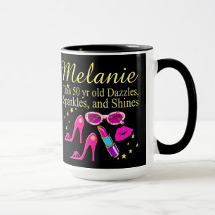 DIVA 50E ANNIVERSAIRE MUG PERSONNALISÉ