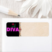 Diva-adreslabel Etiket (Insitu)