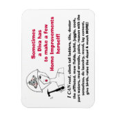 "Diva améliore elle-même sa maison..." Magnet (Vertical)