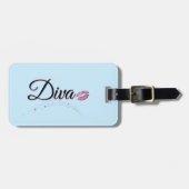 Diva Bagagelabel (Voorkant horizontaal)