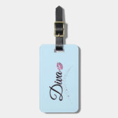 Diva Bagagelabel (Voorkant verticaal)