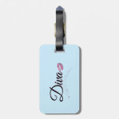 Diva Bagagelabel (Achterkant verticaal)