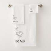 Diva Bath Towel, "Wash Your Sins Away" Bad Handdoek (Insitu)
