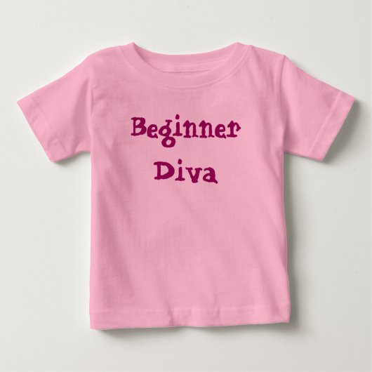 Diva Beginner Schattige Sassy Girly Quote (Voorkant)