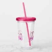 Diva Bling Acryl Drinkbeker (Links)