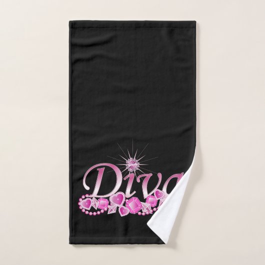 Diva Bling Bad Handdoek (Handdoek)