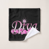 Diva Bling Bad Handdoek (Wasdoekje)