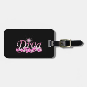 Diva Bling Bagagelabel
