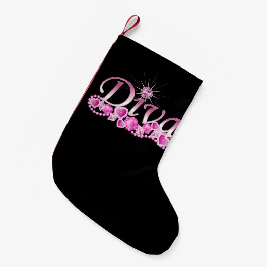 Diva Bling Kleine Kerstsok (Voorkant (Hangend))